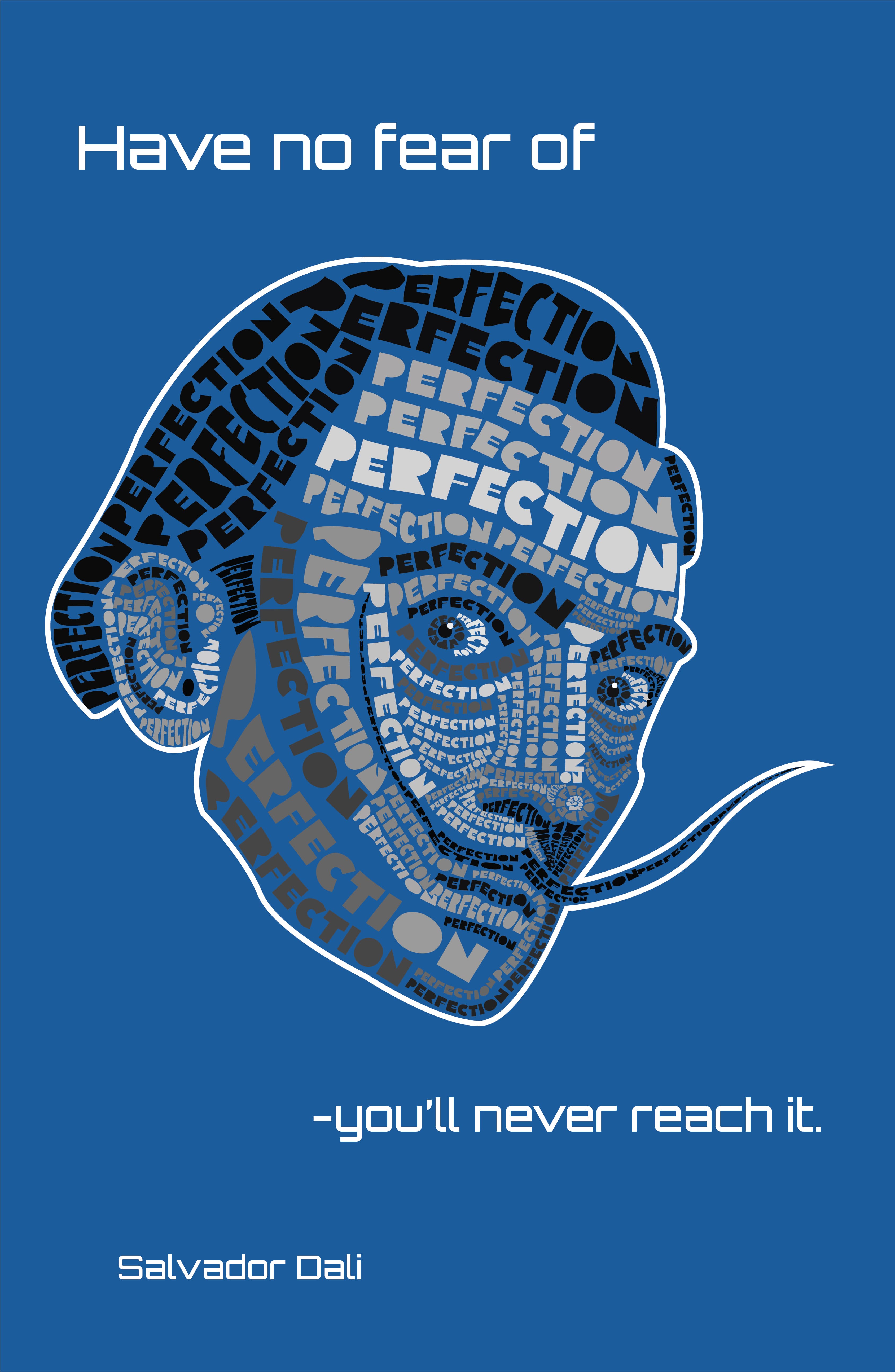 Salvador Dali quote poster.