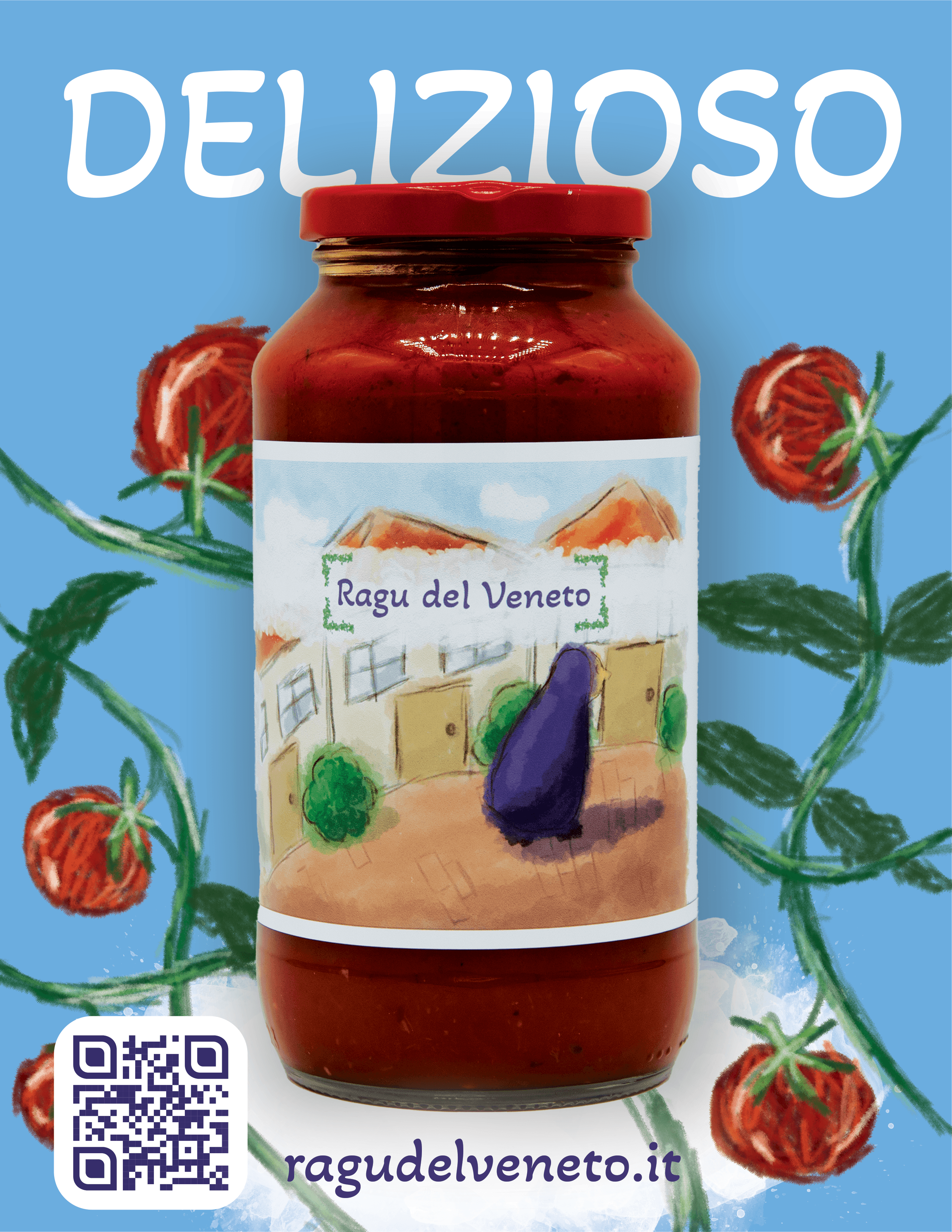 Ragu Del Veneto pasta sauce ad.